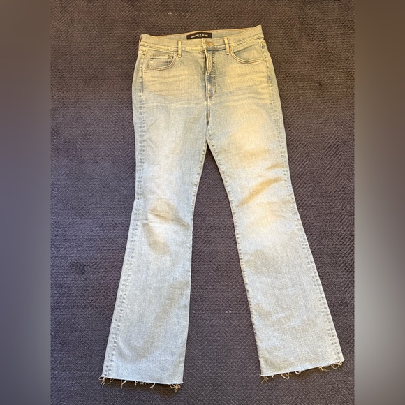 Veronica Beard Denim - Veronica Beard Cameron High Rise Bootcut Light Wash Jeans